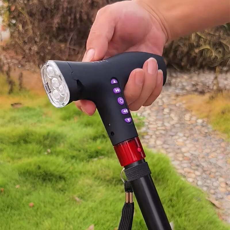 Smart Walking Cane With Automatic Alarm When The Elderly Fall Down
