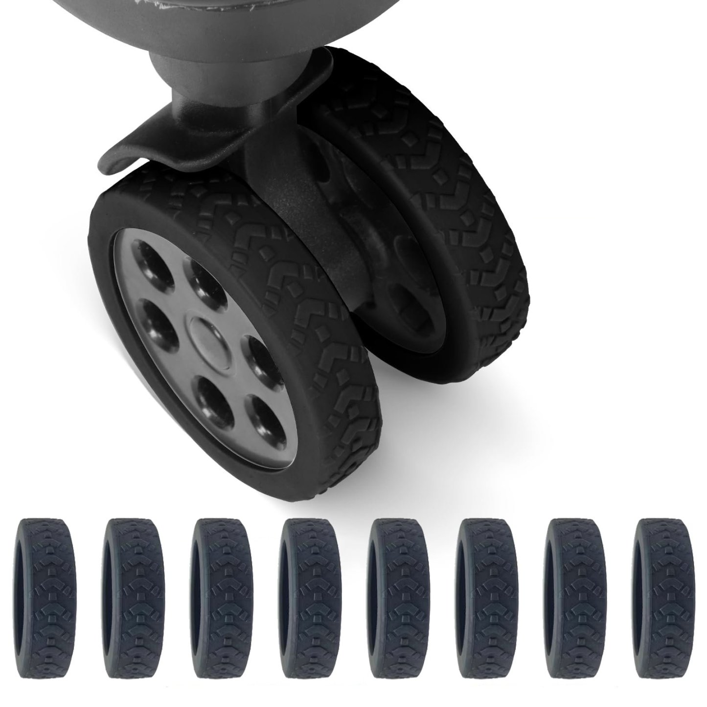 Luggage Suitcase Wheels Protection Cove