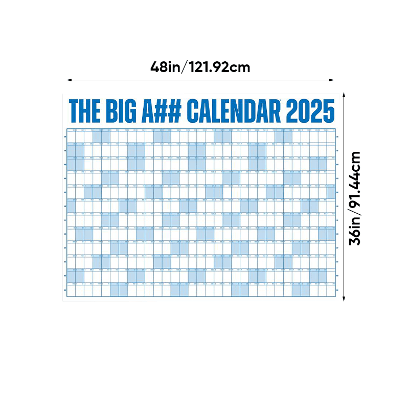 🔥2025 Hot Sale 49% OFF - The Big A## Calendar 2025 | Dry Erase