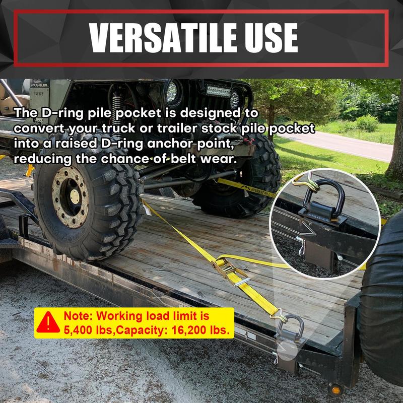🔥2025 New Year Sale 49% OFF - Heavy-Duty Removable D-Ring Tie Down for Utility Trailers