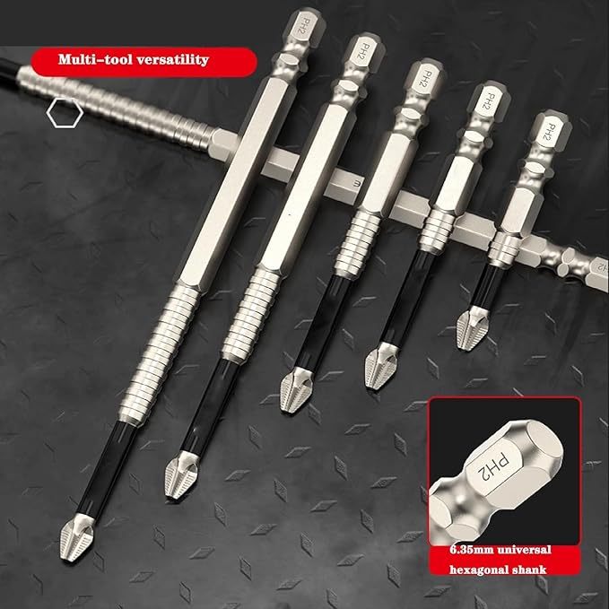 🎁2025 Hot Sale Now — High-Magnetic Screwdriver Drill Bit Set