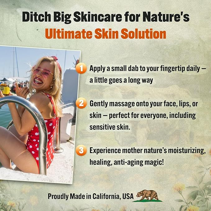 🔥LAST DAY SALE 50% OFF - Beef Tallow Beeswax and Honey Face Moisturizer