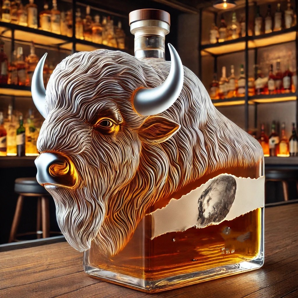 (🔥NEW YEAR SALE - 49% OFF) Funny Bull Whiskey Bottle