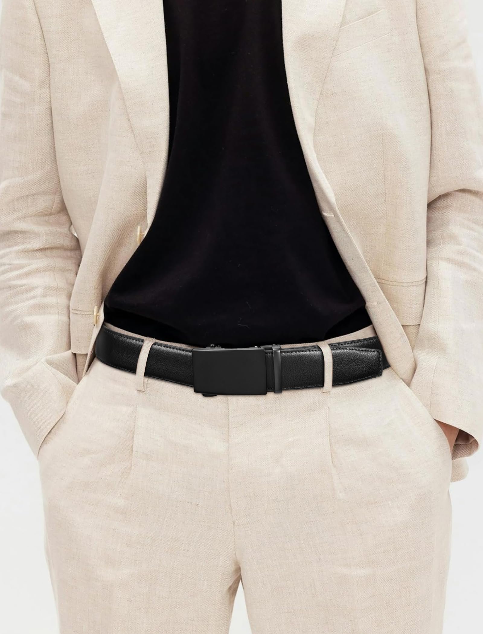Mens Ratchet Belt Leather