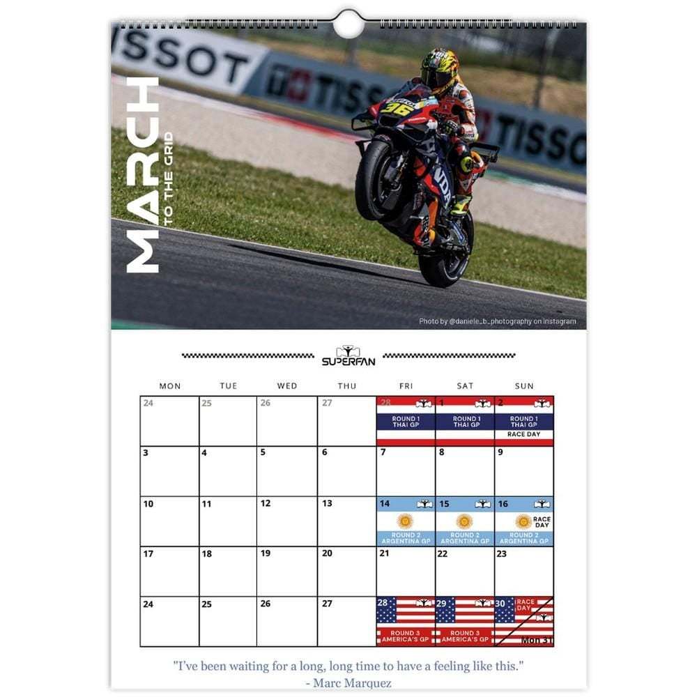 🔥LAST DAY SALE 50% OFF - Moto GP 2025 Wall Calendar | 2025 Moto GP Race Schedule