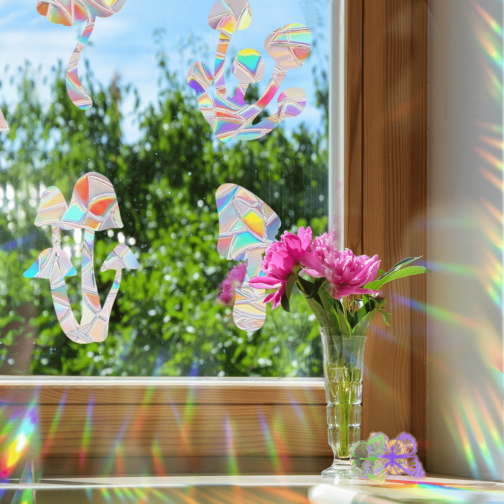 🎁2025 Hot Sale Now — Rainbow Prism Electrostatic Glass Sticker