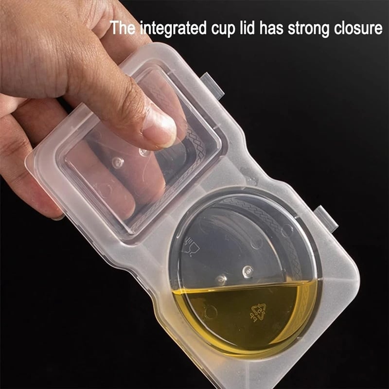 🔥2025 Hot Sale 49% OFF - Double Compartment Condiment Containers with Lids