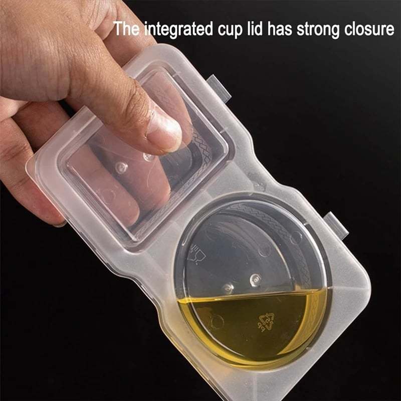 🔥2025 Hot Sale 49% OFF - Double Compartment Condiment Containers with Lids