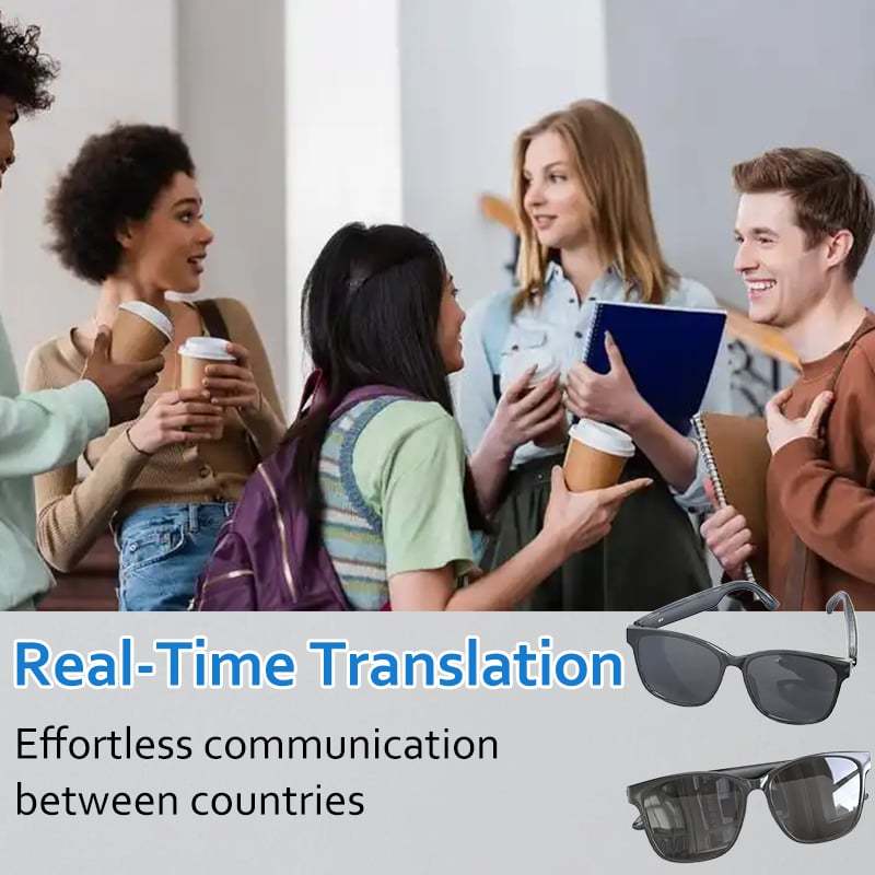 🔥2025 Hot Sale 49% OFF - HY-C8 AI Wireless Bluetooth Translation Glasses
