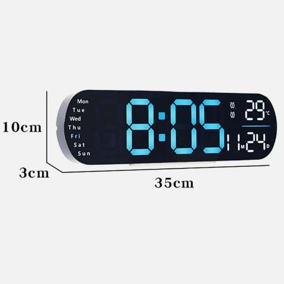 🔥2025 Hot Sale 49% OFF - Digital Wall Clock Large Display