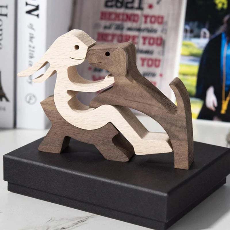 Wood Sculpture Table Ornaments
