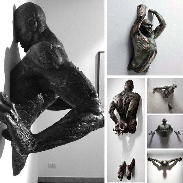 (🔥NEW YEAR SALE -  49% OFF) Art Wall Decor Human Body Sculpture