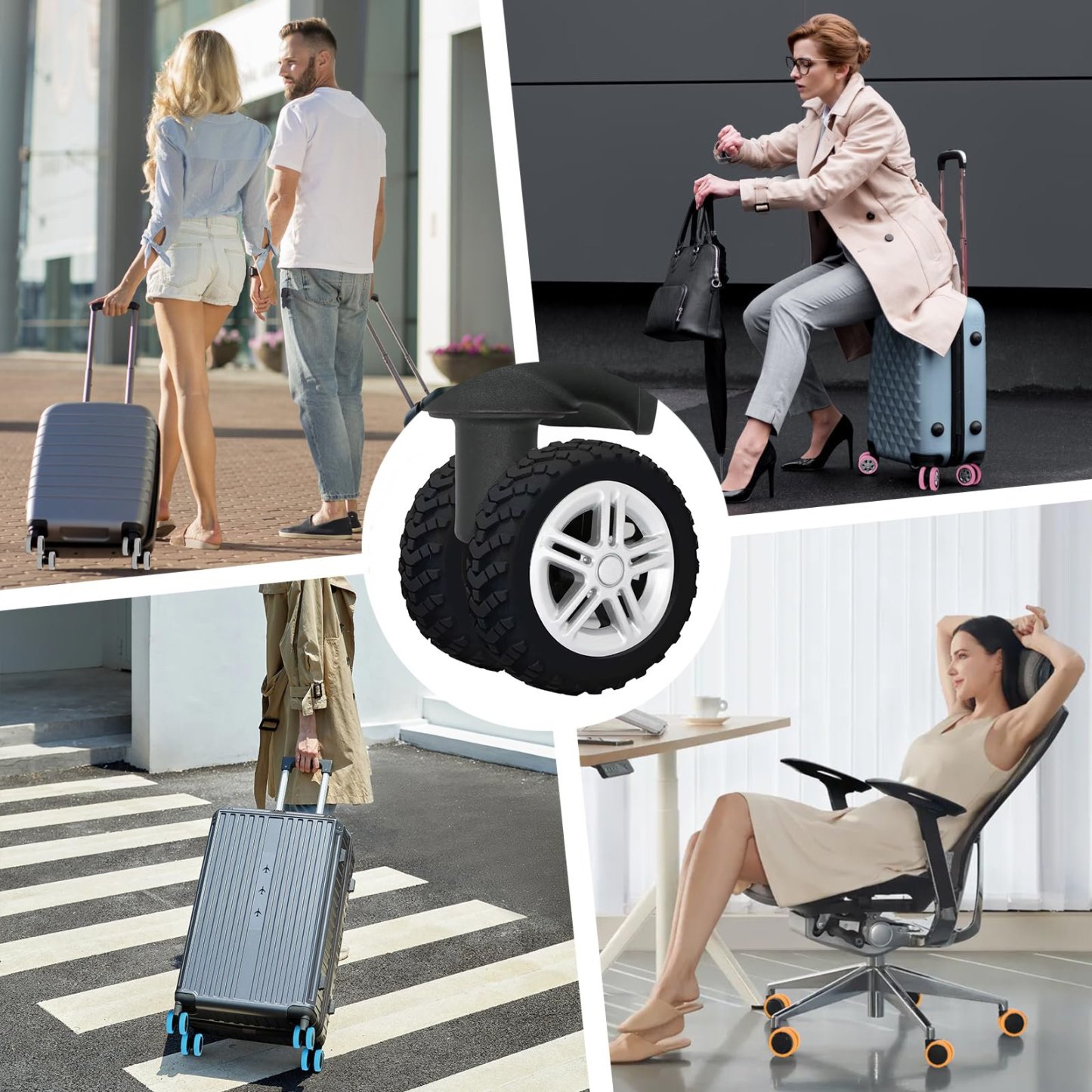 🔥2025 New Year Sale 49% OFF - Luggage Suitcase Wheels Protection Covers