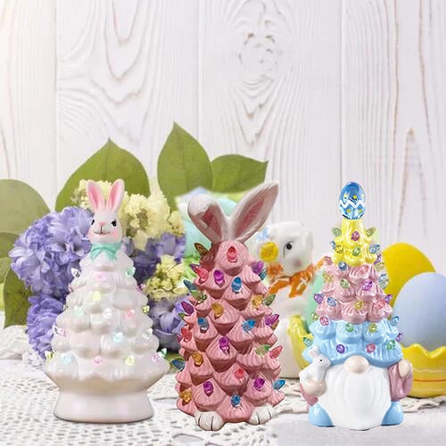 🔥2025 Hot Sale 49% OFF - Easter Pink Bunny Tree