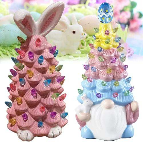 🔥2025 Hot Sale 49% OFF - Easter Pink Bunny Tree
