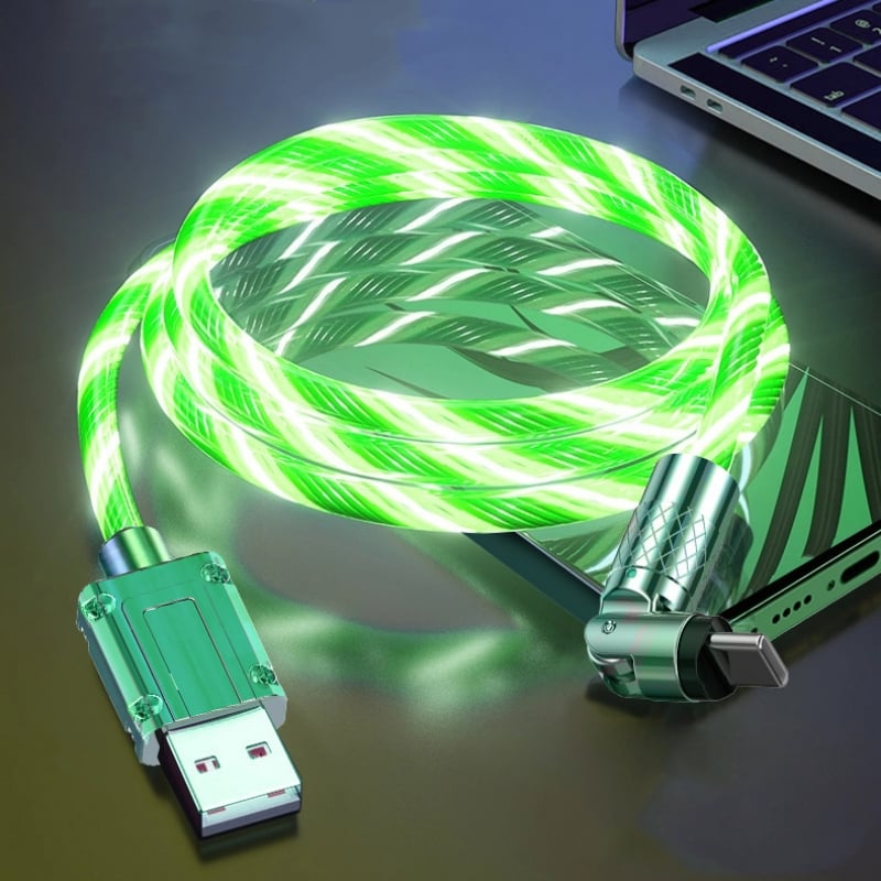 🔥2025 Hot Sale 49% OFF - ⚡540° Rotating Streamer Data Cable
