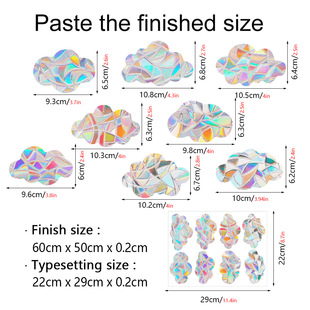 🎁2025 Hot Sale Now — Rainbow Prism Electrostatic Glass Sticker