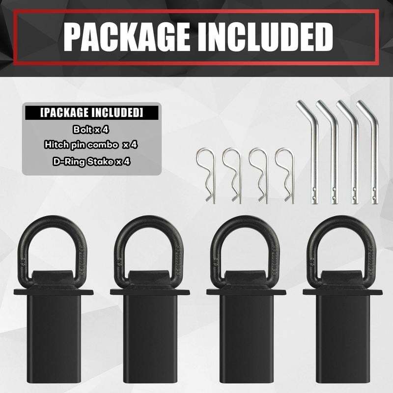 🔥2025 New Year Sale 49% OFF - Heavy-Duty Removable D-Ring Tie Down for Utility Trailers