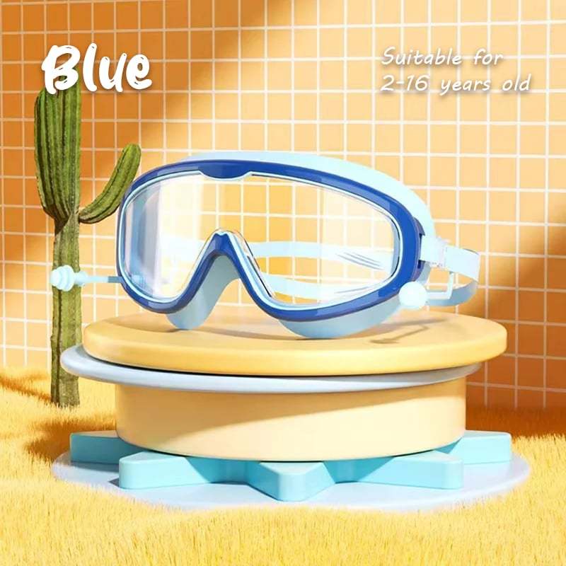 🔥2025 Hot Sale 49% OFF - 🎉HD children's large frame waterproof and anti-fog swimming goggles
