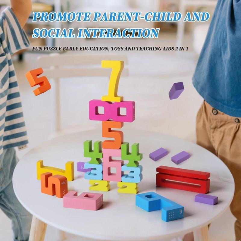 🔥Final Hot Sale-49% OFF🔥 Montessori-Inspired Wooden Number Blocks – Unlock Your Child’s Potential!