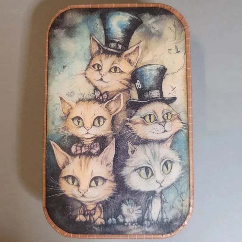 🔥2025 Hot Sale 49% OFF - Vintage Black Cat Tin