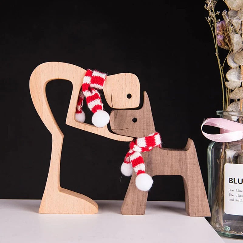 Wood Sculpture Table Ornaments