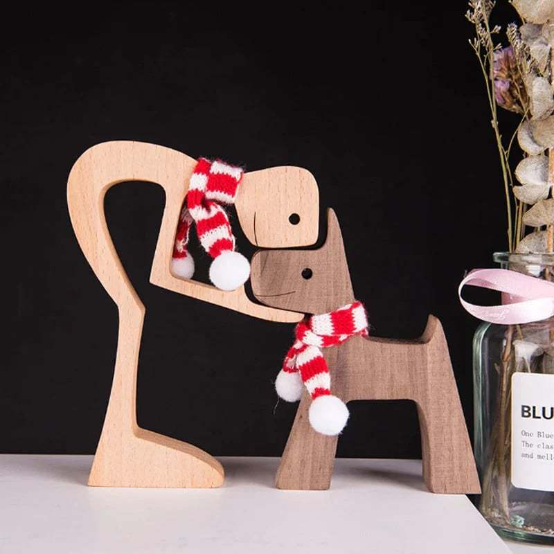 Wood Sculpture Table Ornaments