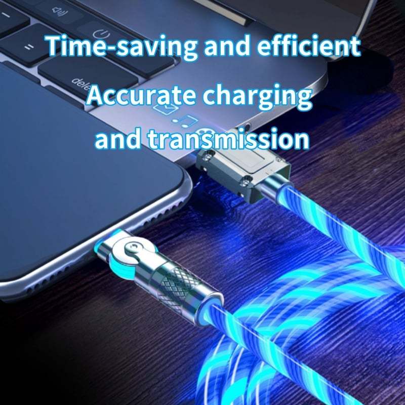 🔥2025 Hot Sale 49% OFF - ⚡540° Rotating Streamer Data Cable