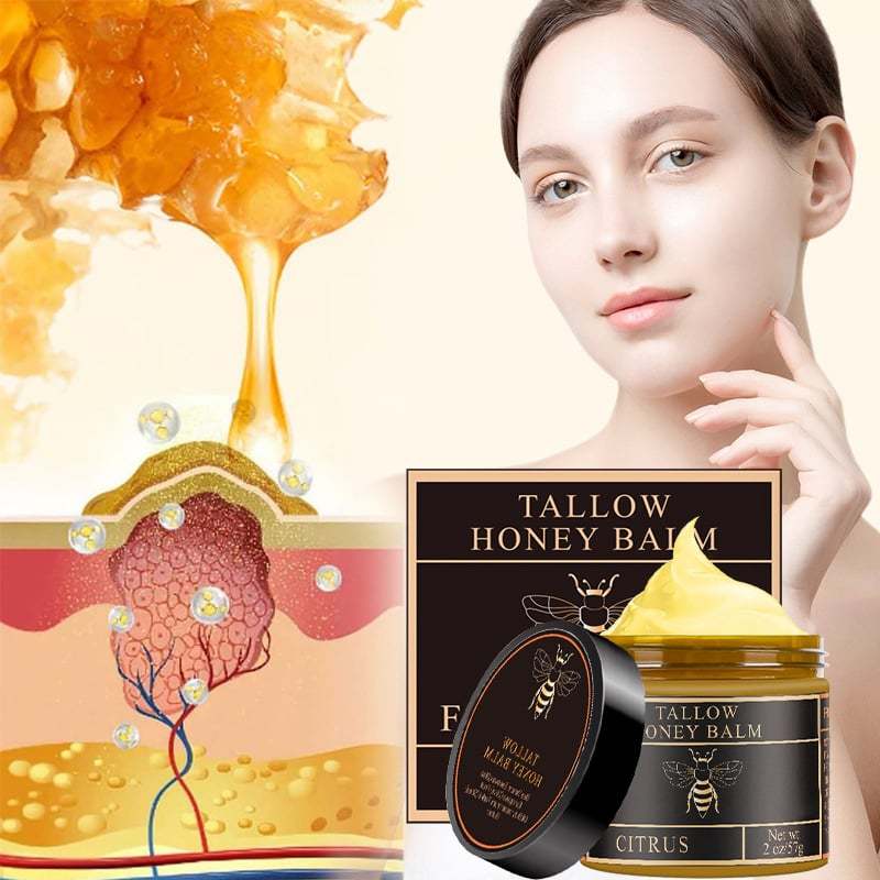 Beef Tallow Beeswax and Honey Face Moisturiz