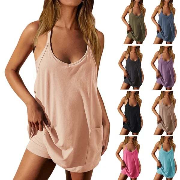 Summer Wide Mini Dress