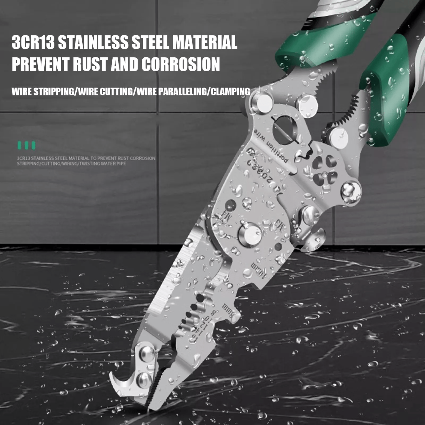 🔧Multifunctional Folding Wire Stripper