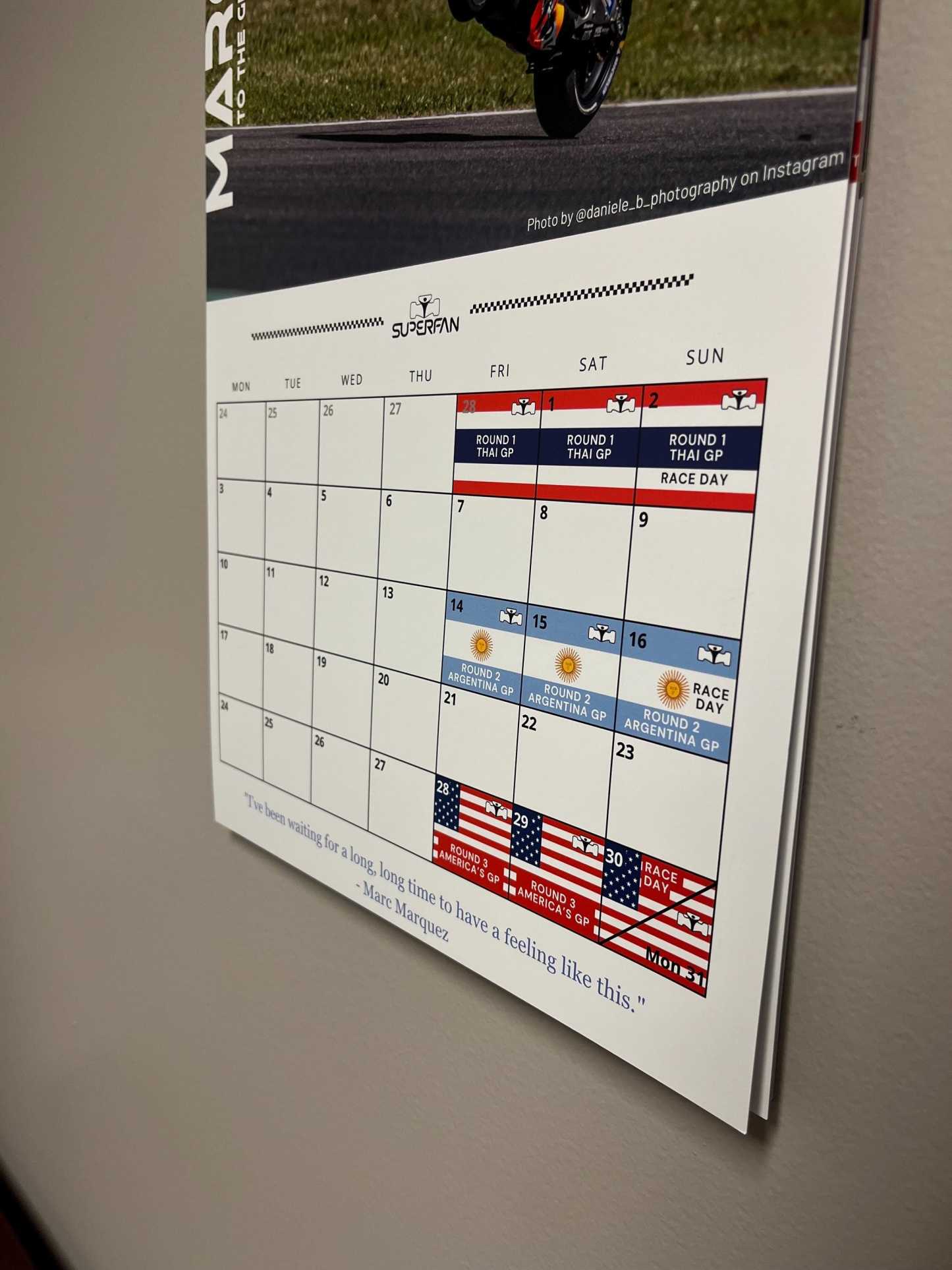 🔥LAST DAY SALE 50% OFF - Moto GP 2025 Wall Calendar | 2025 Moto GP Race Schedule