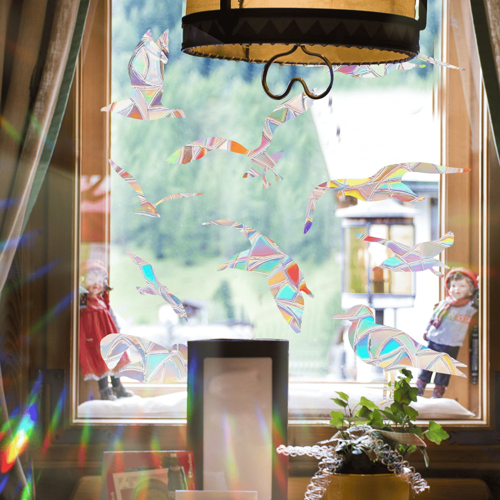 🎁2025 Hot Sale Now — Rainbow Prism Electrostatic Glass Sticker