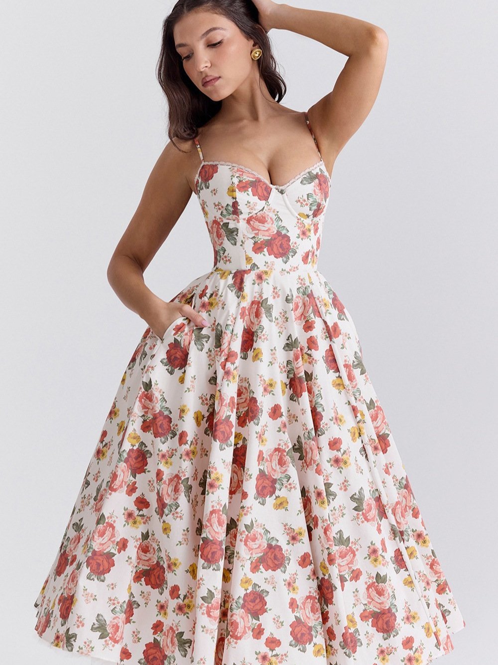 🔥Final Hot Sale-49% OFF🔥 Satin Tulle Midi Dress(FREE SHIPPING)