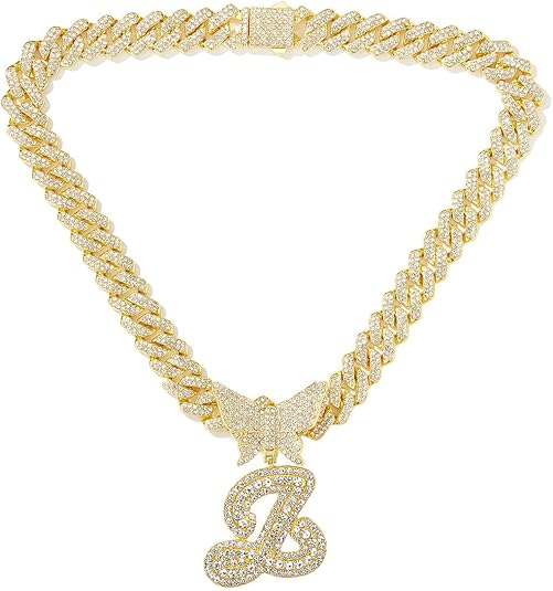 Personalized Iced Out Chain Bling Hip Hop Necklace 