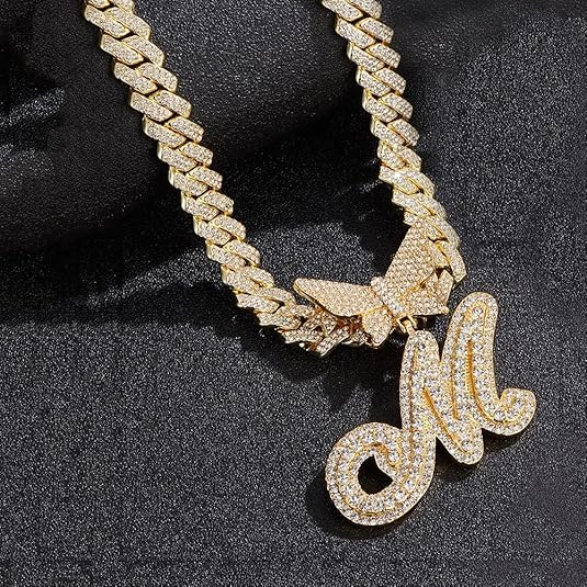 Personalized Iced Out Chain Bling Hip Hop Necklace 