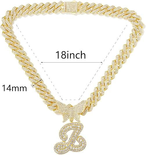 Personalized Iced Out Chain Bling Hip Hop Necklace