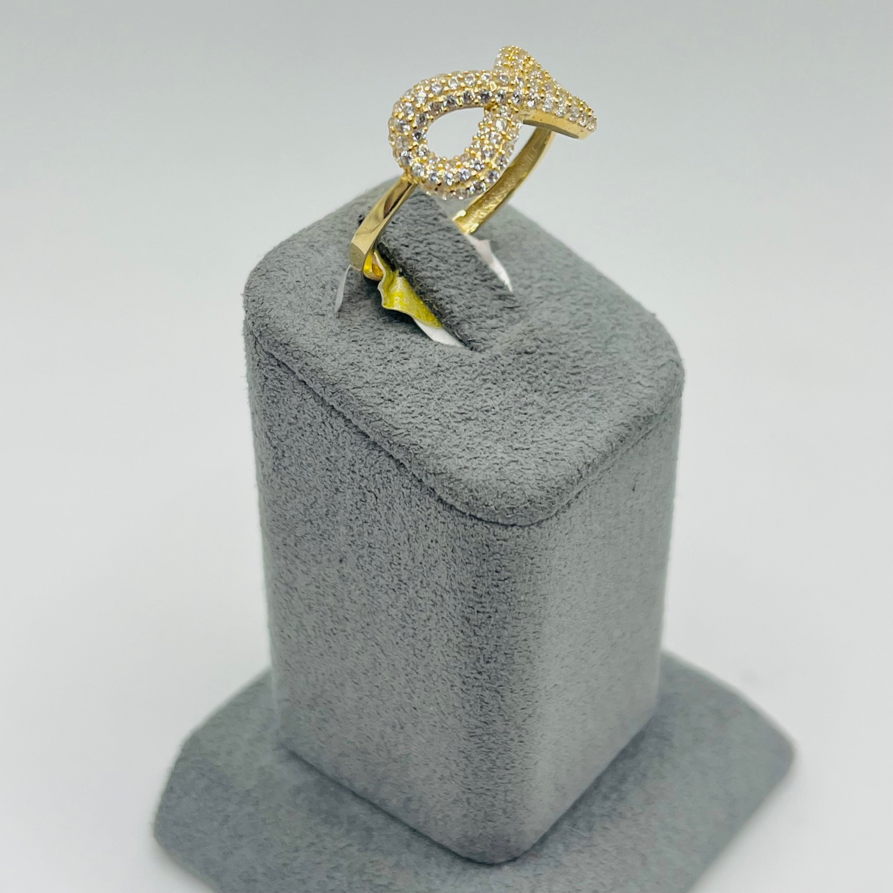 Cz Infinity Nugget Ring