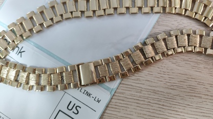 14mm Gold Plated Presidential Link Chain Necklace