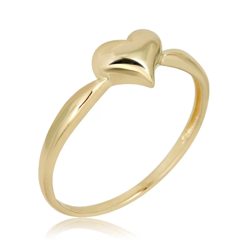 Gold Plated Love Heart Ring Promist Ring