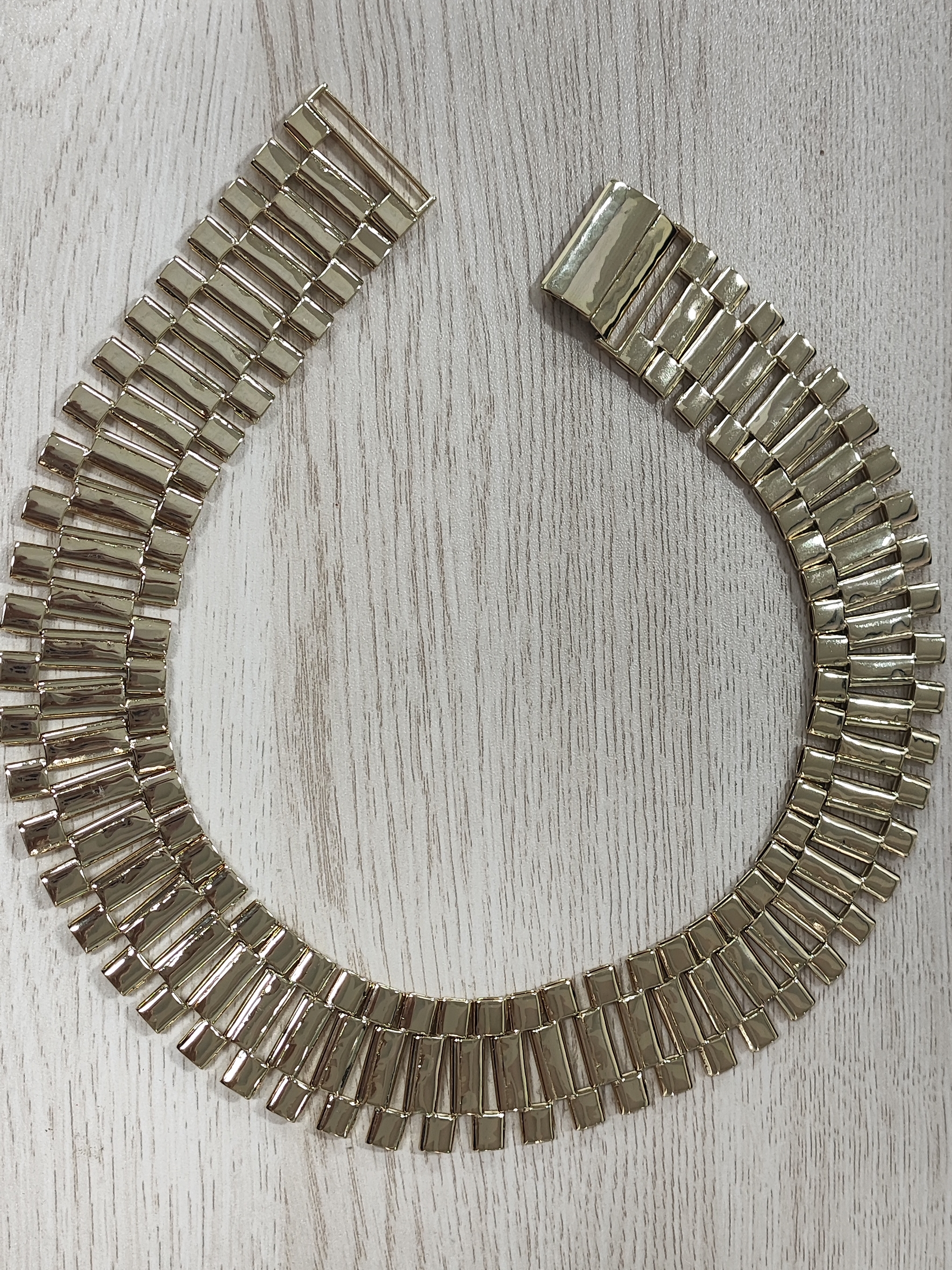 30mm Presidential Link Chain Gold Plated RX Chain Watch Band Style Necklace