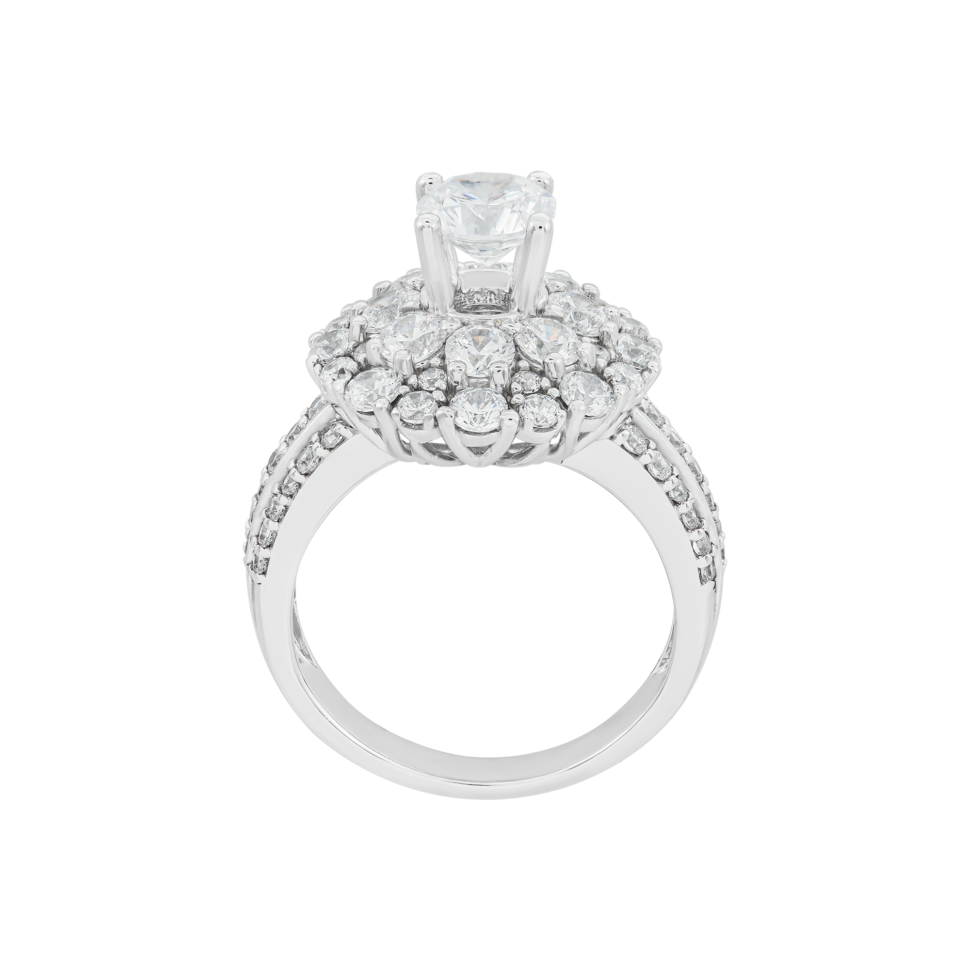 Custom Diamond Ring Sparkling Promise Rings Engraved Ring