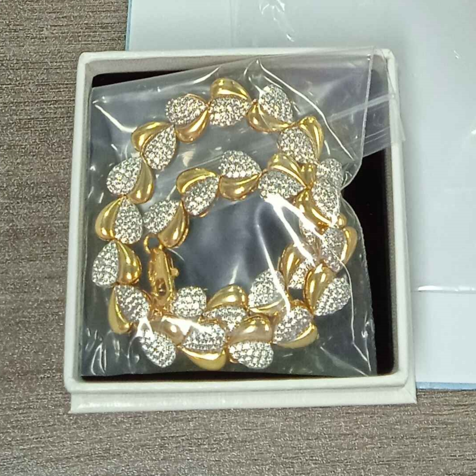 Gold Plated Anklet Layered Heart Anklet For Women