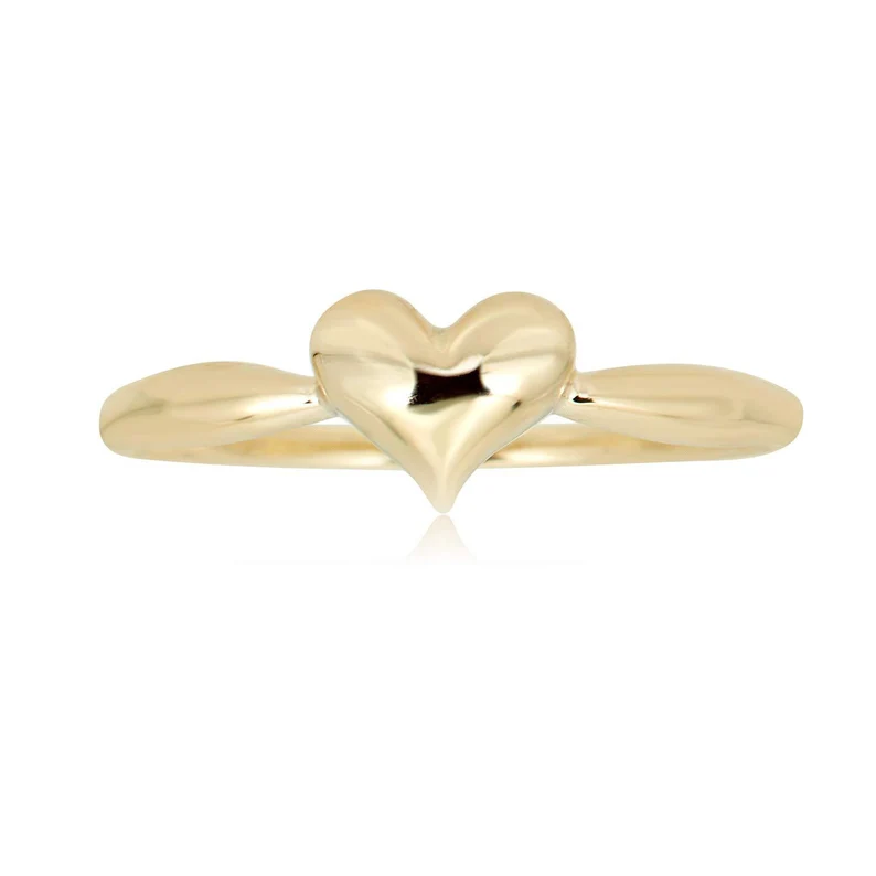 Gold Plated Love Heart Ring Promist Ring