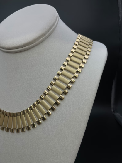20mm Presidential Link Chain Gold Plated RX Chain Watch Band Style Necklace