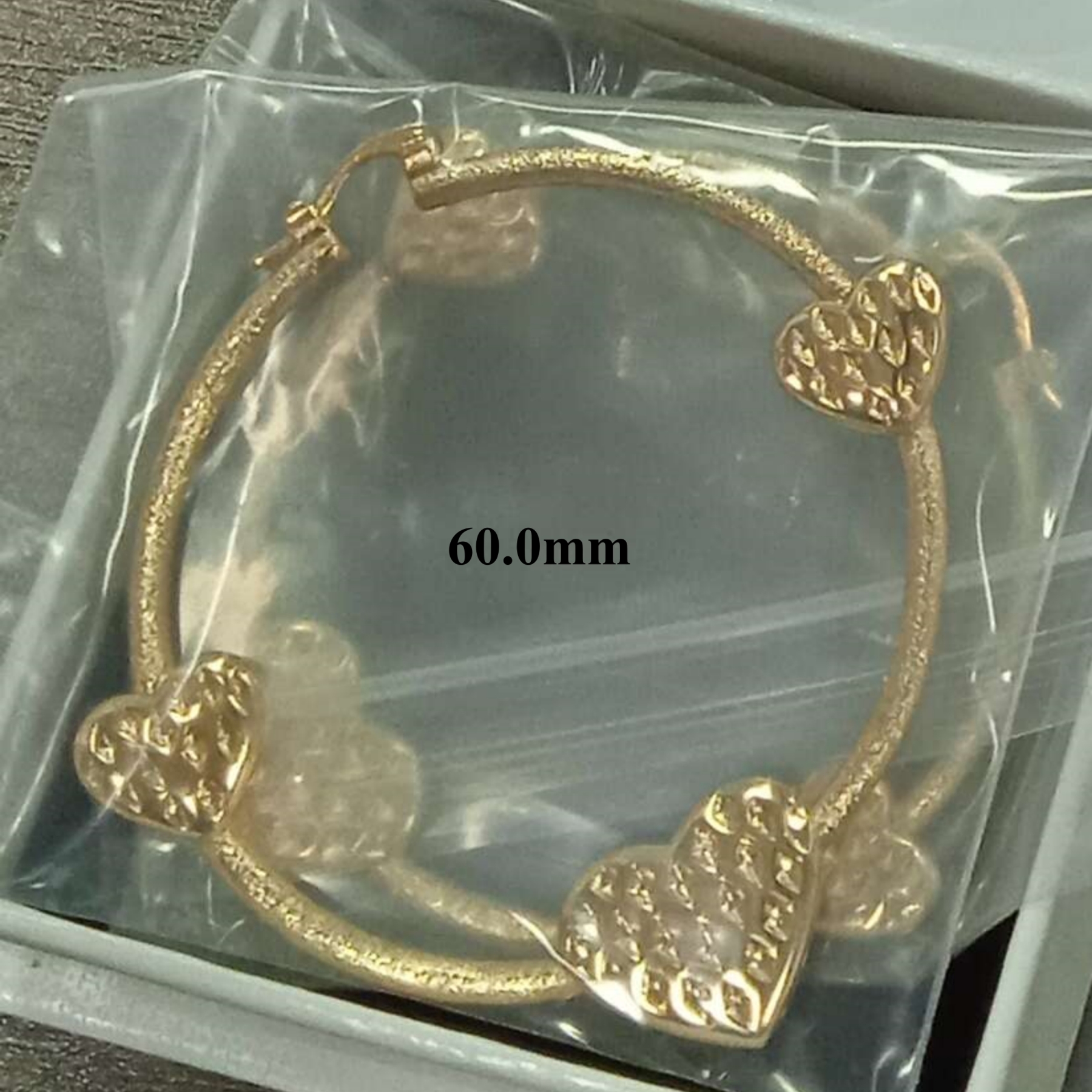 Round Heart Simple Classic Plain Beautiful Circle Hoop Earrings 