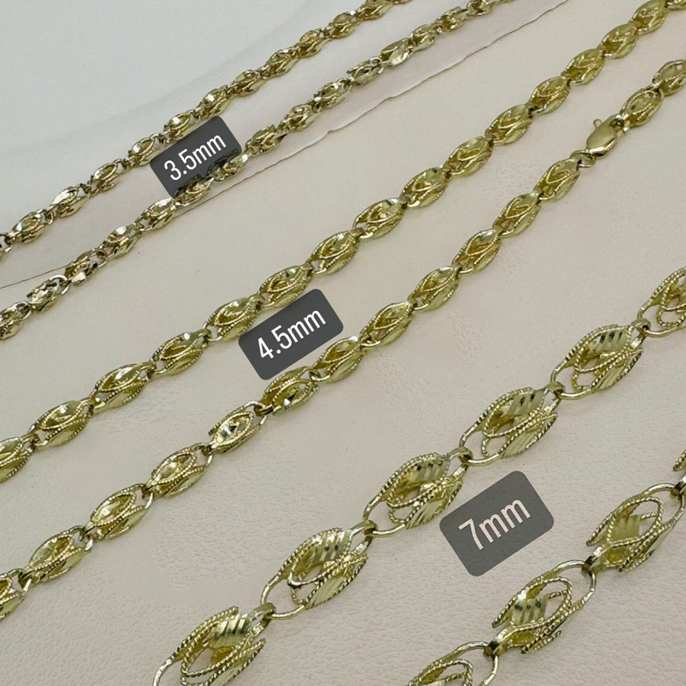 Turkish Link Chain Gold Plated Necklace