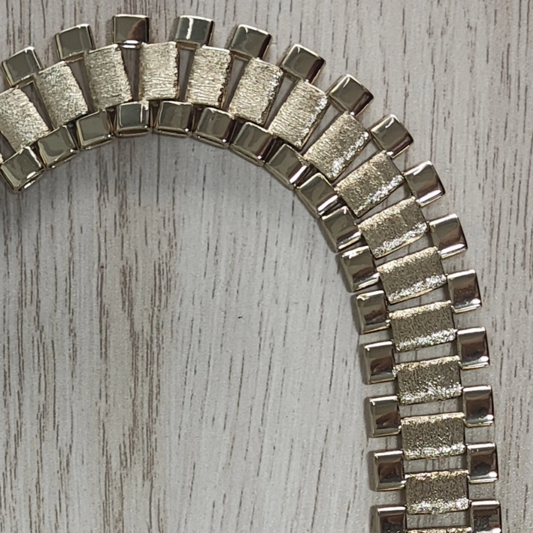 20mm Watch Band Chain Gold Plated RX Bracelet