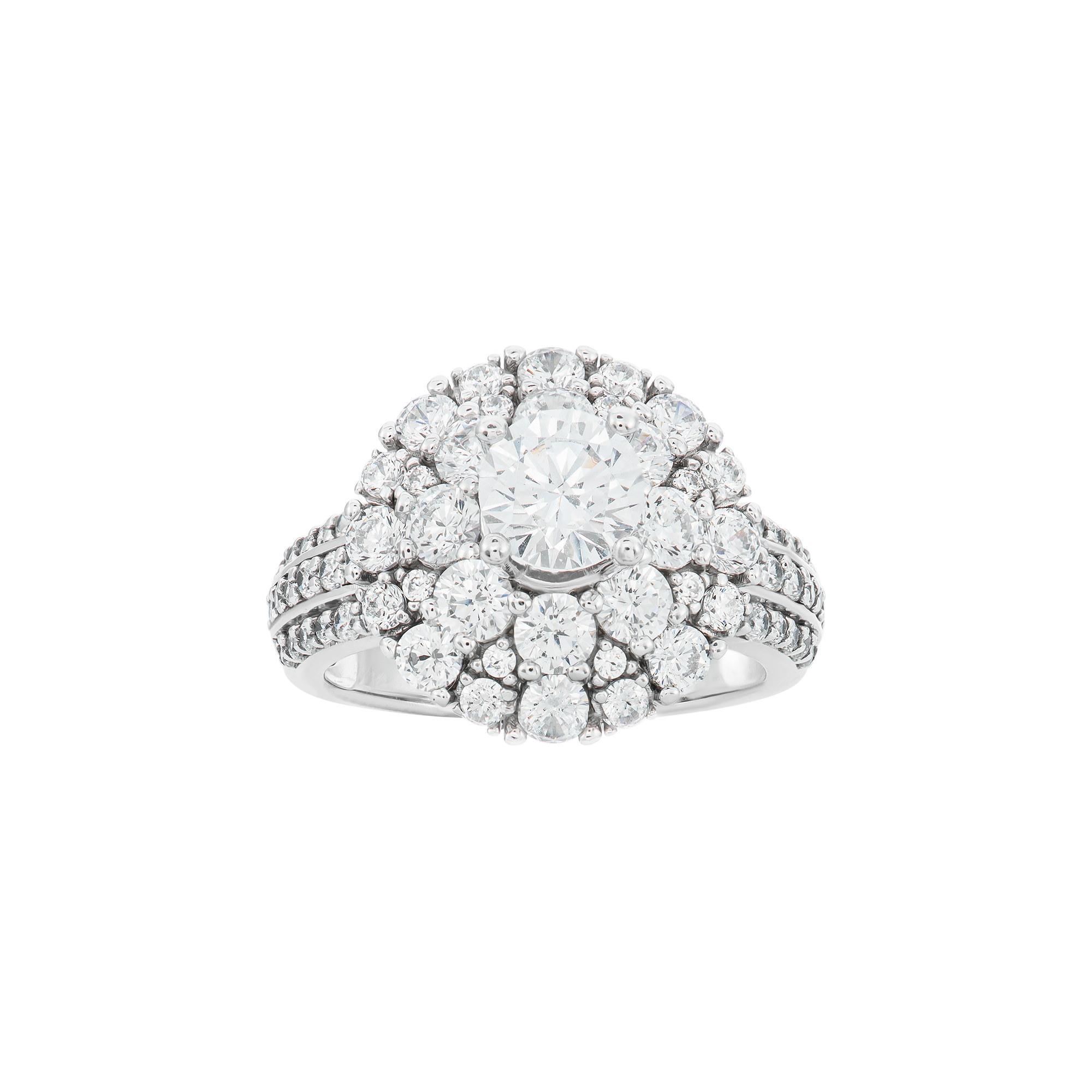 Custom Diamond Ring Sparkling Promise Rings Engraved Ring