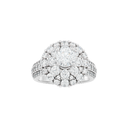 Custom Diamond Ring Sparkling Promise Rings Engraved Ring